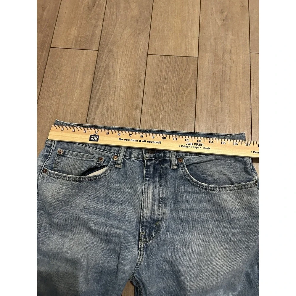 Levi's 505 Men's Cotton Denim Jeans Light Stonewash, Size 34x30